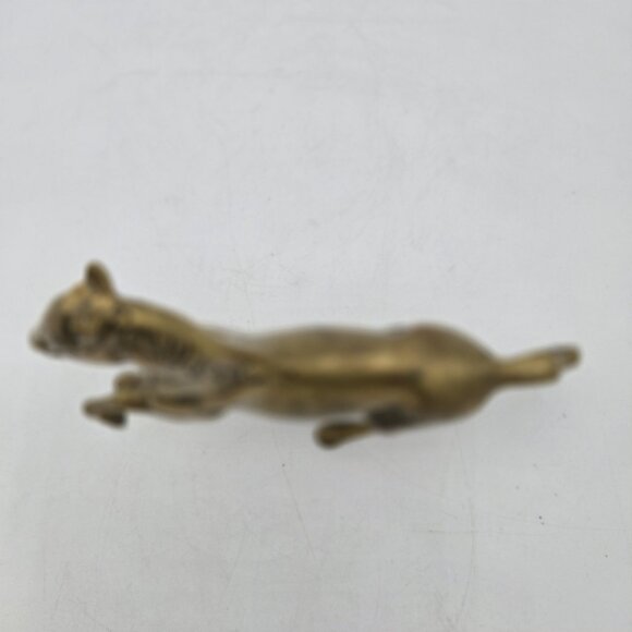 Vintage Brass Galloping Horse Statue Rich Gold Tone Running Horse Figurine 7x10 - Picture 6 of 14